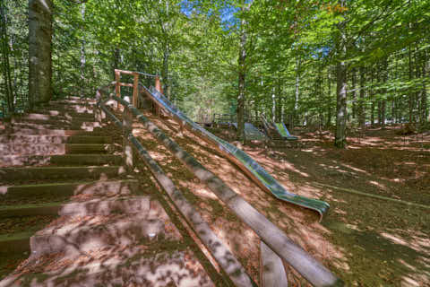 Gemeinde Spiegelau Landkreis Freyung-Grafenau Waldspielplatz (Dirschl Johann) Deutschland FRG